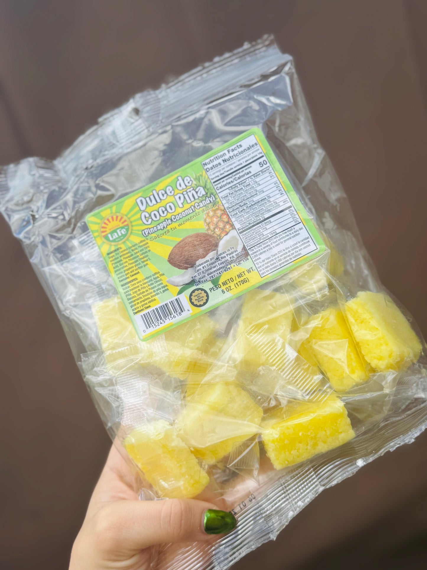 Dulce de coco piña
